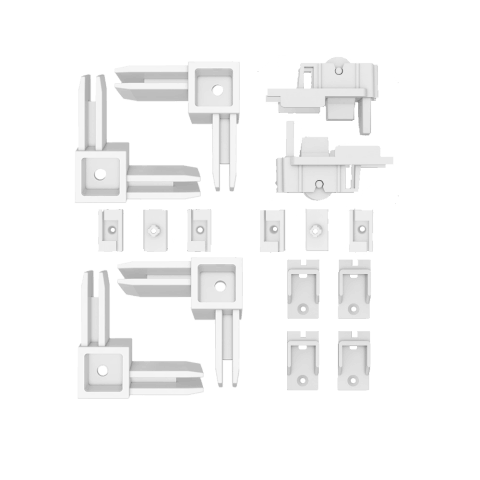 Vela 18 mm Slim Pleated Insect Screen Components